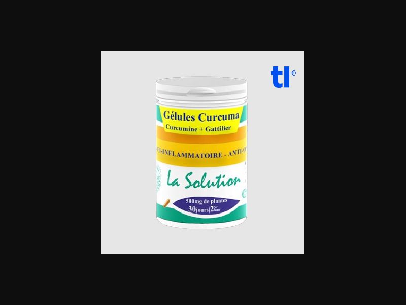 Gelules Curcuma (potency) - cpa - cod - nutra - healt 