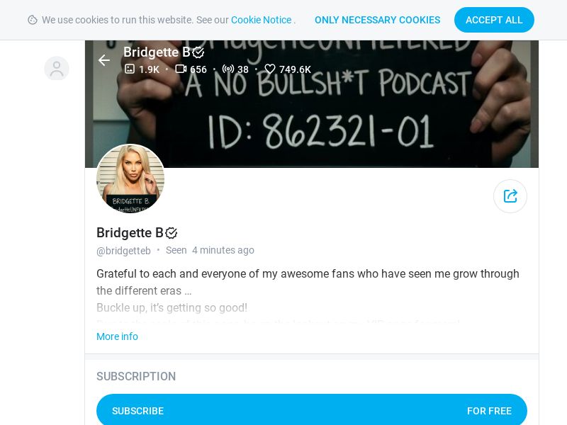 OnlyFans - Bridgette B