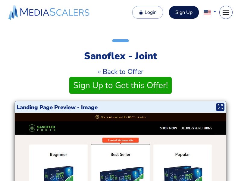 Sanoflex - Joint {+DTC} (Event Tracking) [IE]