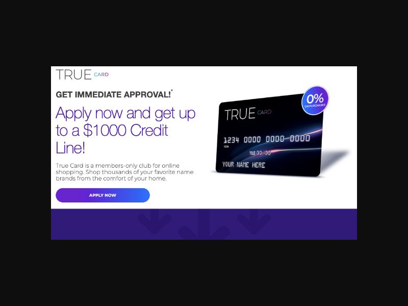 Your True Card - Credit Card - CPL (US)