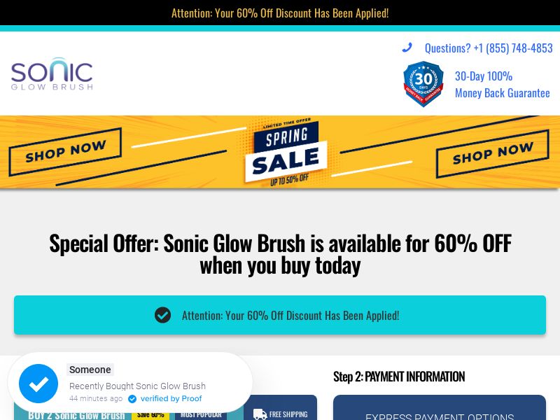 Sonic Glow Brush SS - US