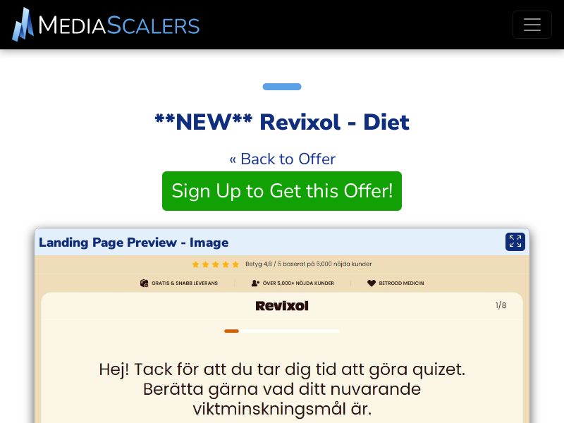 Revixol - Diet {+Quiz, DTC} [SE]