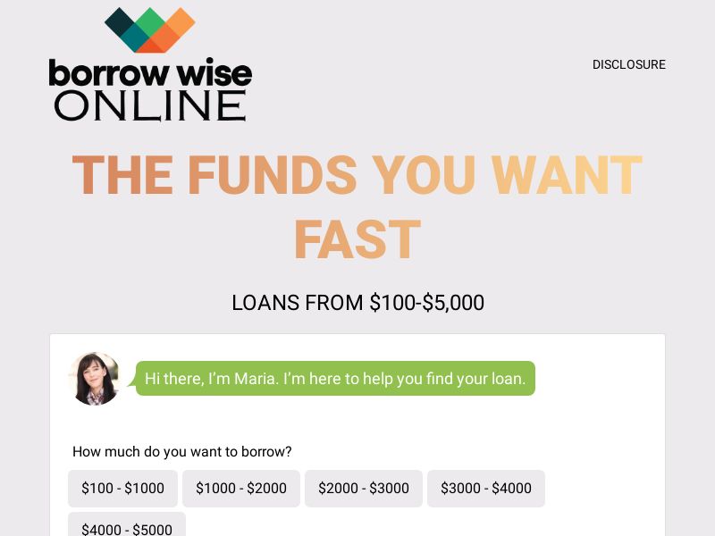 Borrow Wise Online - Revshare [US]