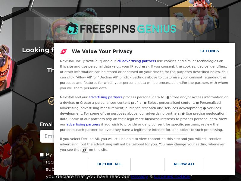 Free Spins Genius - EXCLUSIVE CPL [UK]