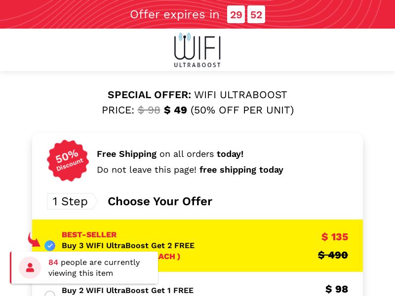 WIFI UltraBoost - CPS | Int'l
