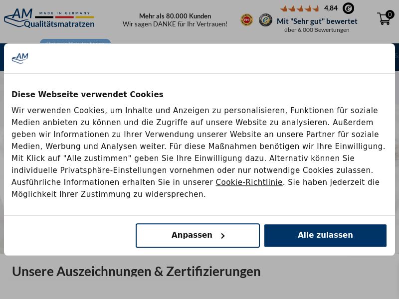 am-qualitaetsmatratzen