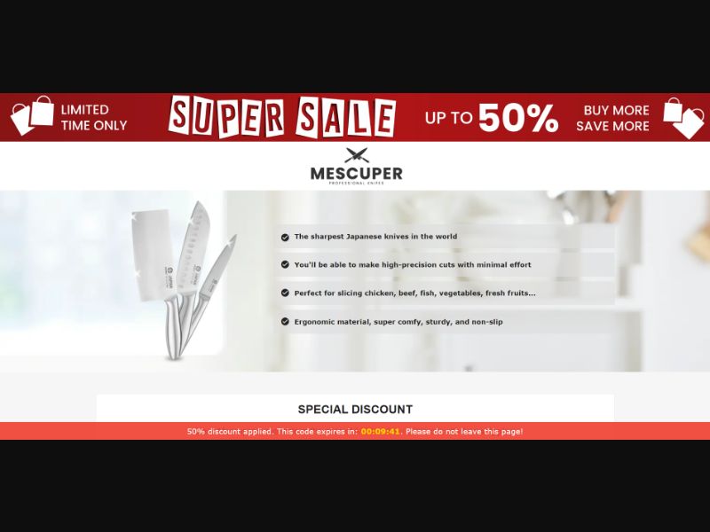 [WEB+MOB] Qinux Mescuper – Professional Knives /International (112 GEOs) CPS *FB/TT/Google/Taboola Pixel*