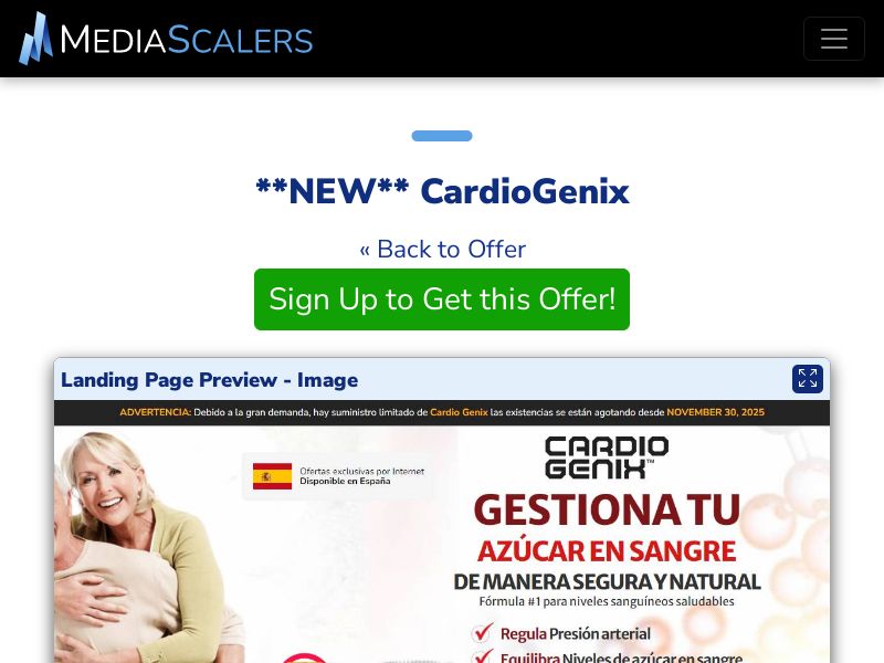 CardioGenix (Event Tracking) [ES]