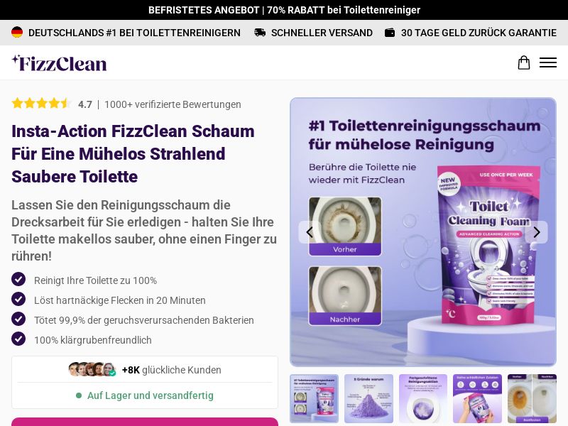 Ecom - FizzClean - DE