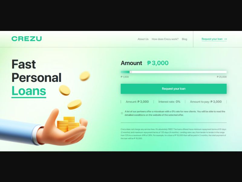 [WEB+MOB] Crezu Loans /PH (SOI)