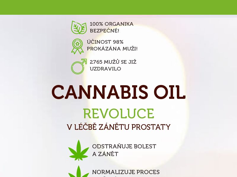 Cannabis Oil CZ (prostatitis) - 690 CZK