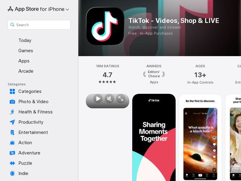 Tiktok (IOS) - CPI | US