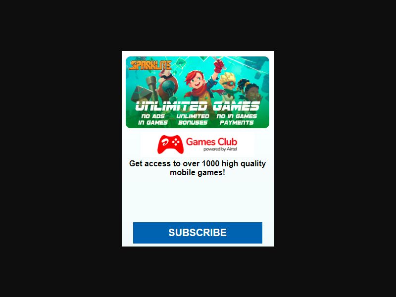 [MOB] GameSphere Unlimited /NG [Airtel] 2 Click *Exclusive ★Top