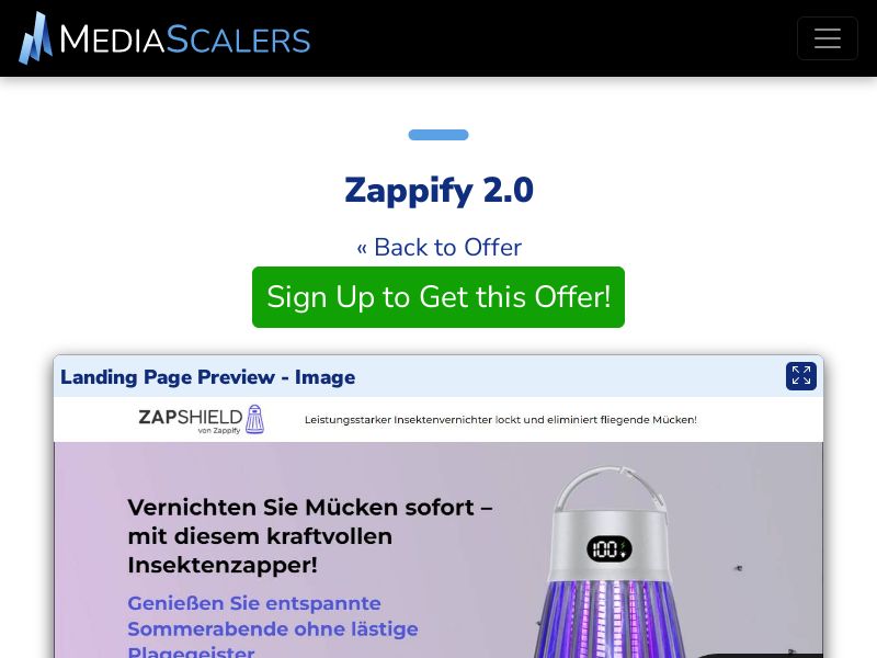 Zappify 2.0 {+Advertorial, DTC} (Event Tracking) [DE]