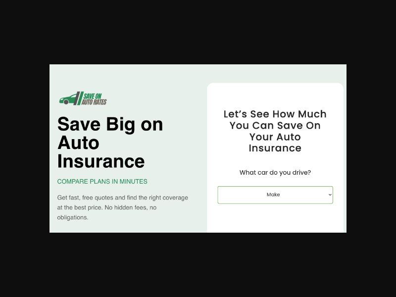 Save On Auto Plans - Car Insurance - CPL (US)
