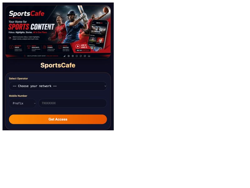 SportsCafe Wifi