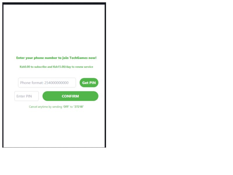 TECH GAMES Non-billable Safaricom
