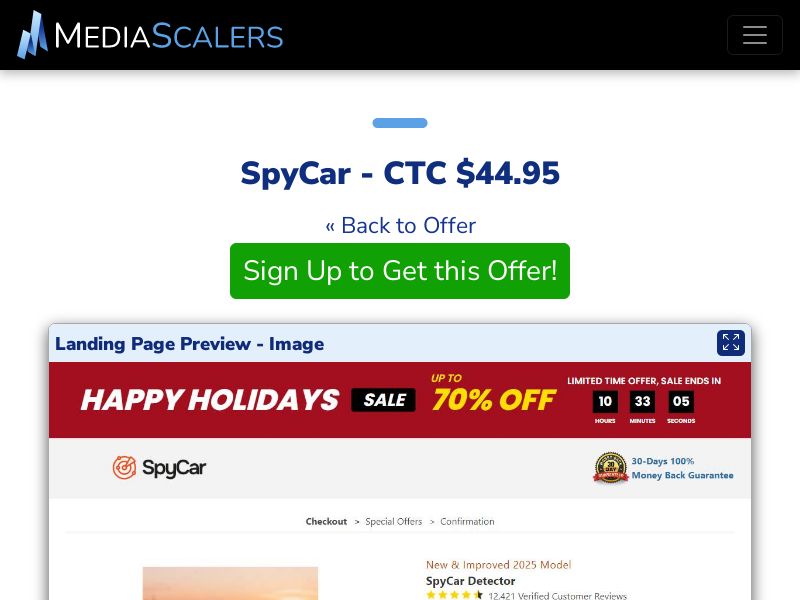 SpyCar - CTC $44.95 {+DTC, Alt-Landers} (Event Tracking) [US]
