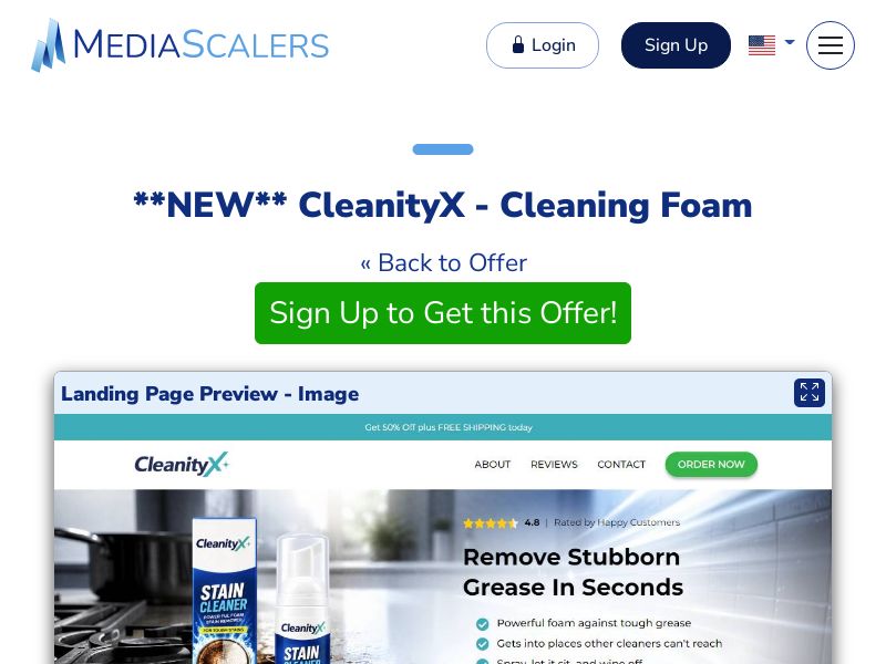 CleanityX - Cleaning Foam {+DTC, Alt-Landers} [US, DE, CA, AU, UK, IL, ZA, +102 More]