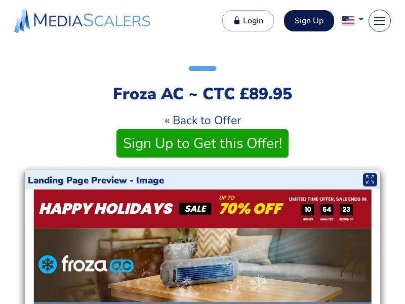 Froza AC ~ CTC £89.95 {+DTC, Alt-Landers} (Event Tracking) [UK]