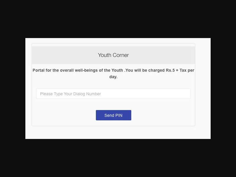 36834 - LK - [MOB] - Youth Corner (non-billable) - Dialog - PIN