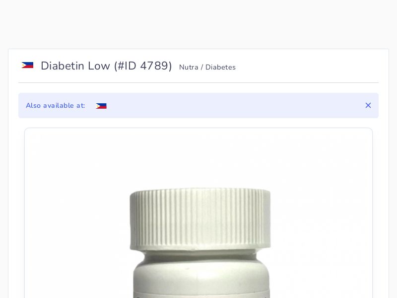Diabetin Low