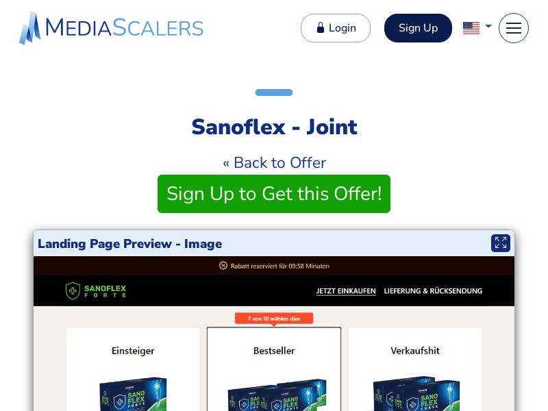 Sanoflex - Joint {+DTC} (Event Tracking) [DE]