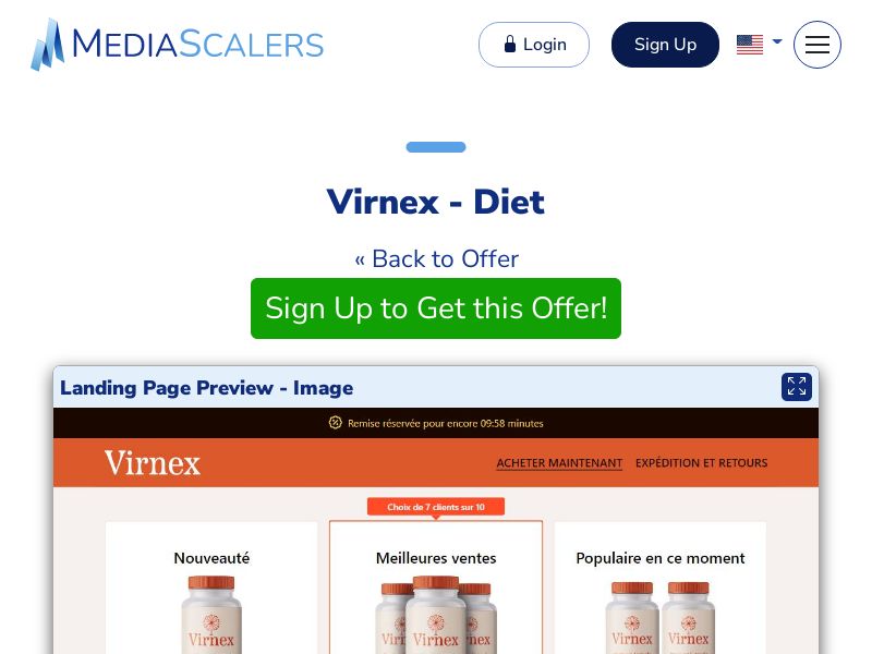 Virnex - Diet {+DTC} (Event Tracking) [FR]