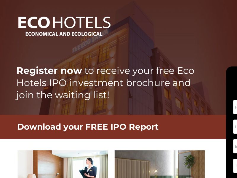 Eco Hotels - Property Investment CPL [UK]