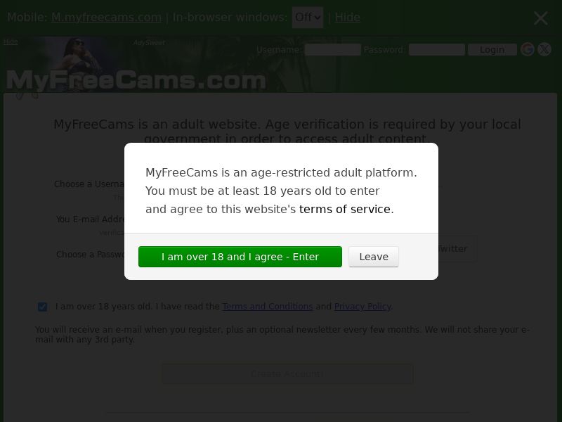 MyFreeCams - Revshare Lifetime