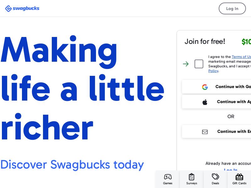 Swagbucks - CPL | US