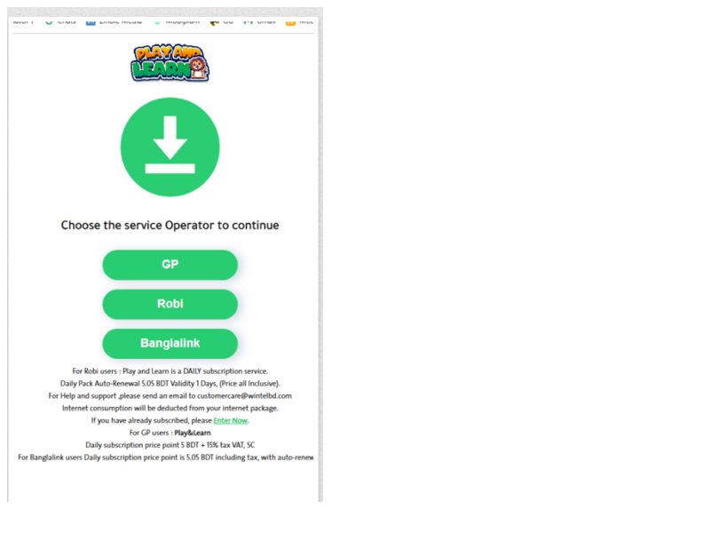 Play and learn Grameenphone
