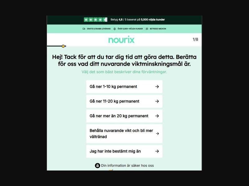 Nourix - Diet [SE] (Banner,Native,Social,Search,SEO,Brand Bidding) - CPA
