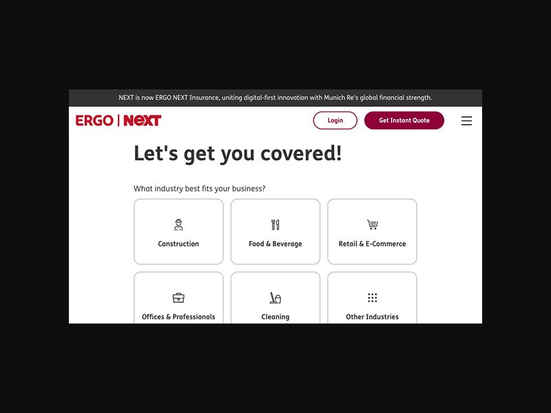 ERGO Next Insurance - Small Business Insurance - CPL(US)