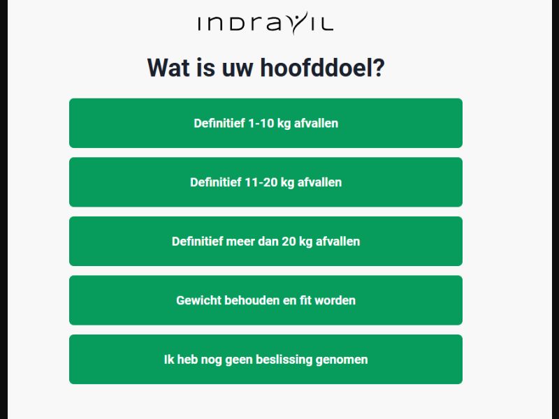 [WEB+MOB] Indravil - Quiz/DTC /NL CPS *FB Pixel*