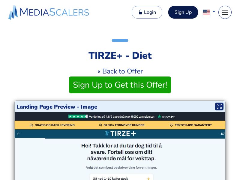 TIRZE+ - Diet {+DTC} [NO]