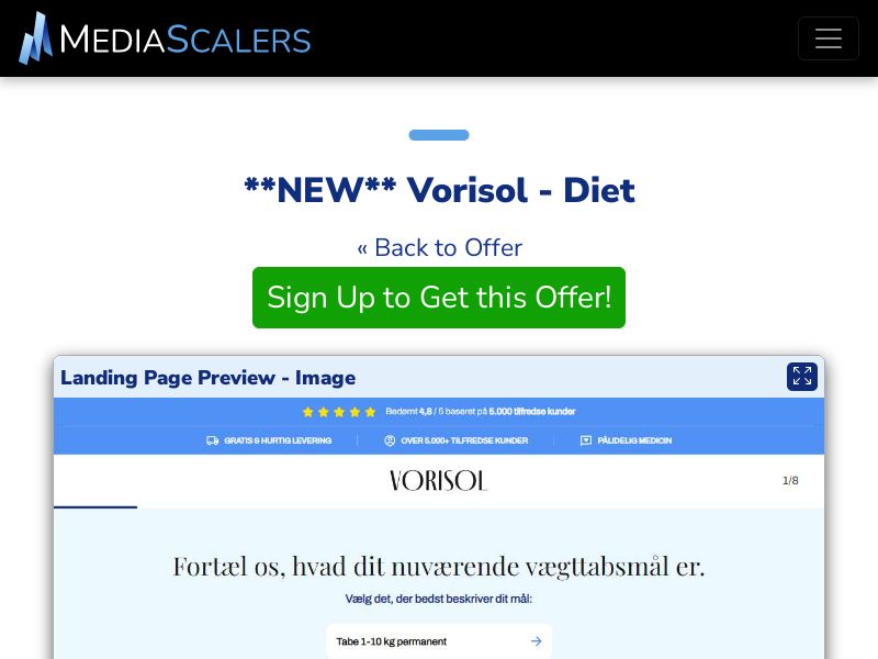 Vorisol - Diet {+DTC, Quiz} [DK]