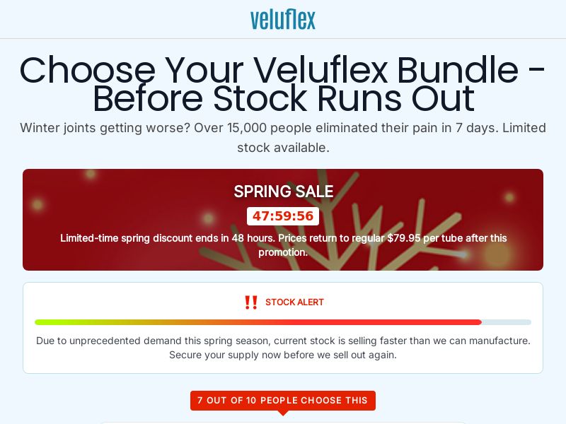 ! NEW OFFER - Veluflex Joint [Multi-GEO] (Banner,Native,Social,Search,SEO,Brand Bidding) - CPA