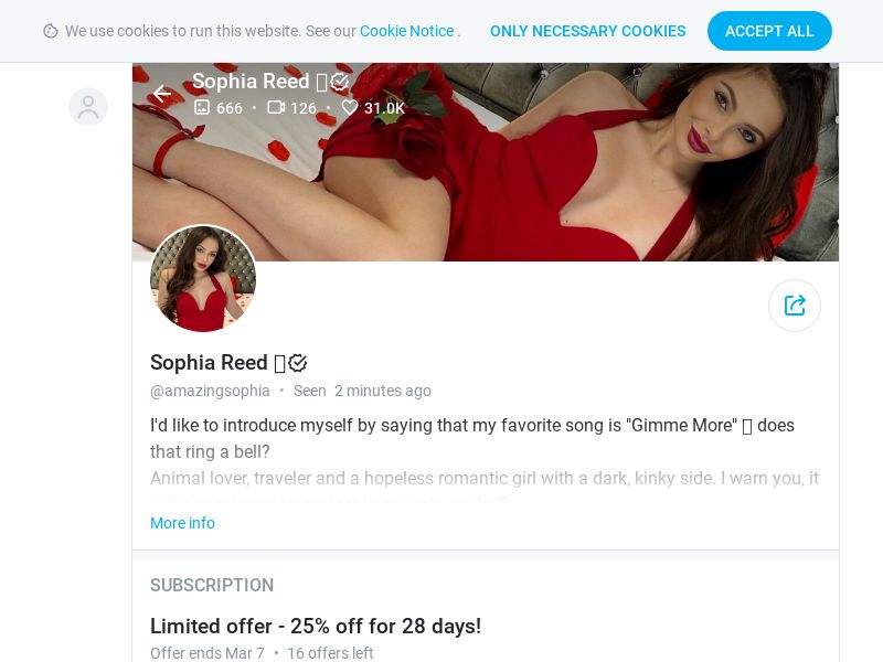 OnlyFans - Sophia Rose