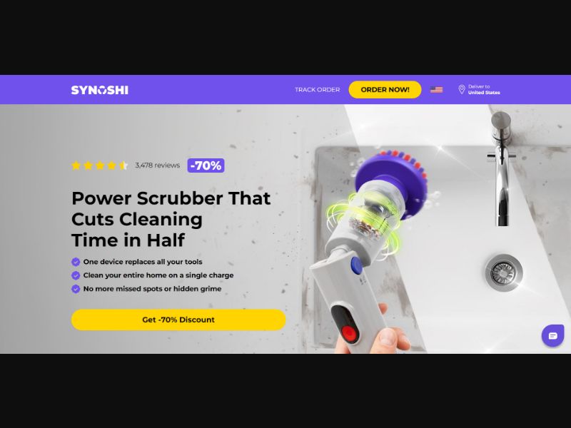 [WEB+MOB] Synoshi PRO - Power Spin Scrubber /International (49 GEOs) CPS