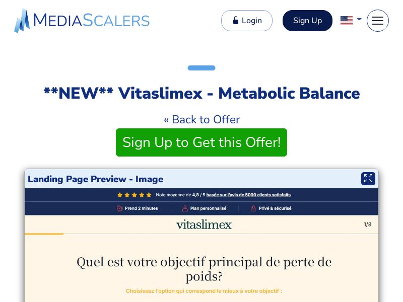 Vitaslimex - Metabolic Balance {+DTC} [FR, CH, BE]