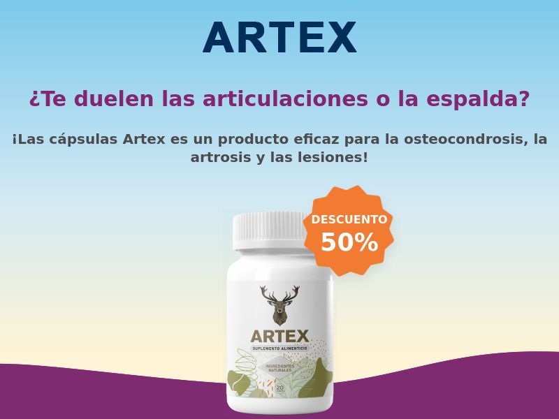ARTEX 590 mxn - ARTHRITIS PRODUCT HOLD