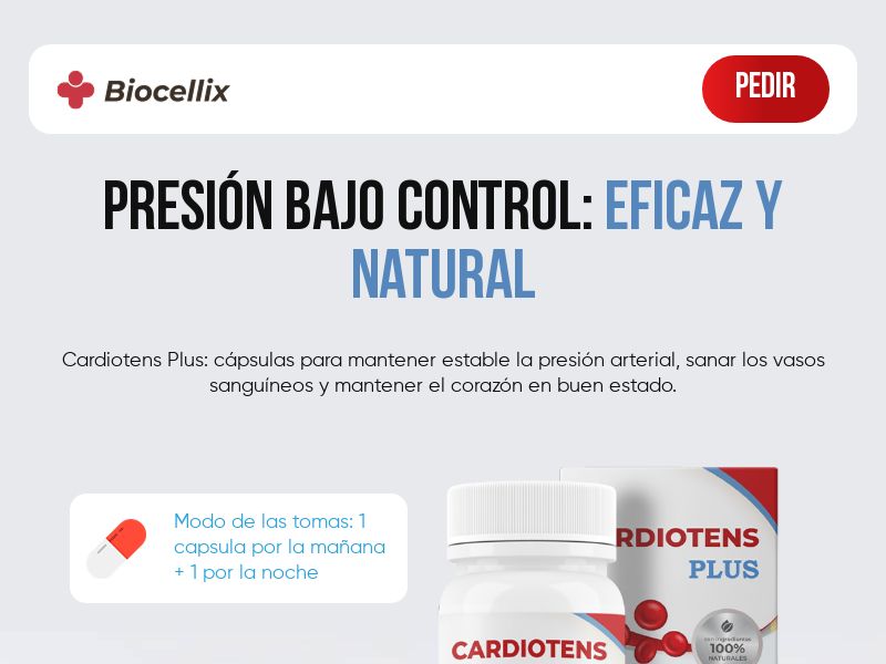 Cardiotens Plus CO/GT/HN/SV - hypertension