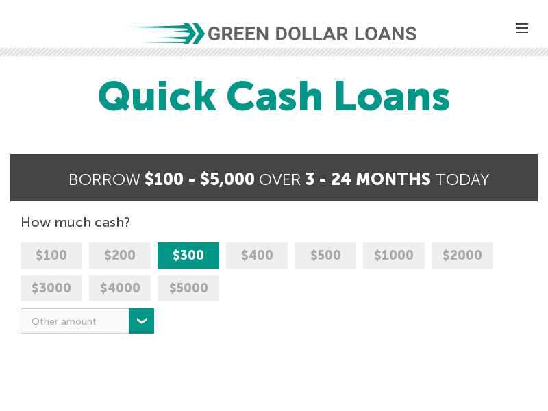 Green Dollars Loans *Creative required*
