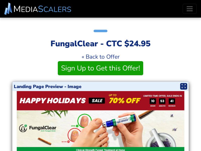 FungalClear - CTC $24.95 {+DTC, Alt-Landers} (Event Tracking) [US]