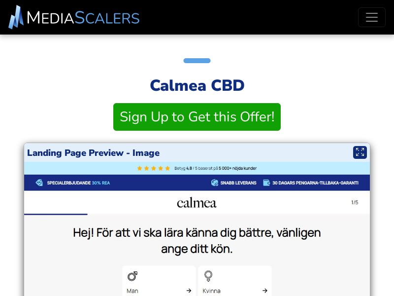 Calmea CBD {+DTC, Quiz} [SE]