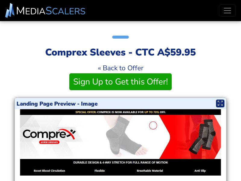 Comprex Sleeves - CTC A$59.95 {+DTC} (Event Tracking) [AU]