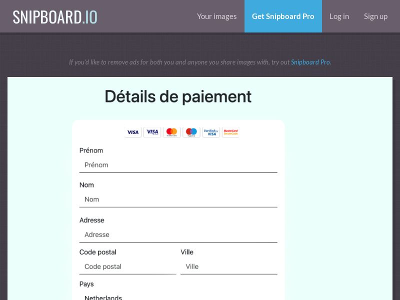 Gift - Dynamic Blank €2.00 FR - CC Submit