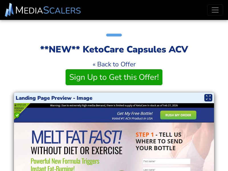 KetoCare Capsules ACV [US]