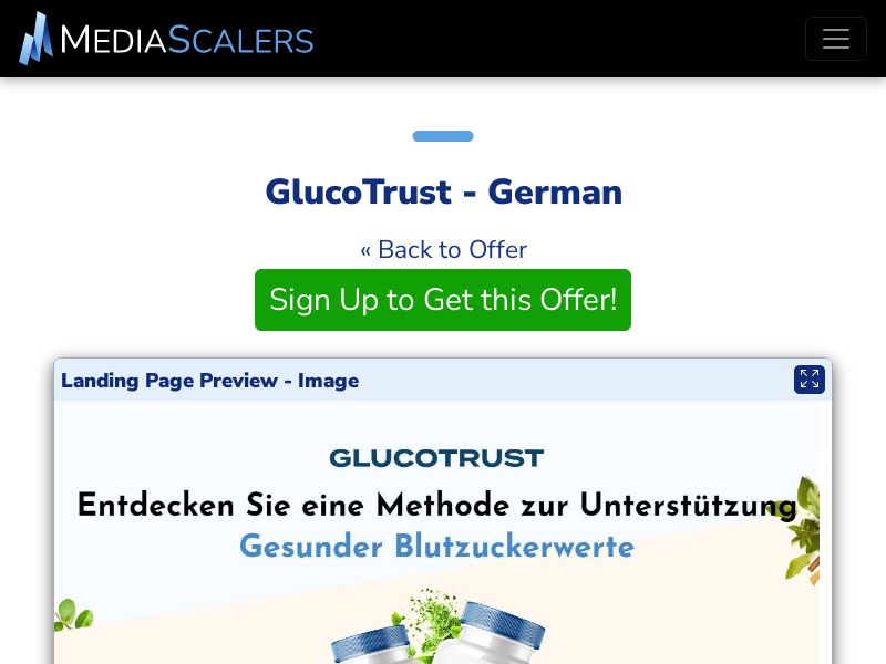 GlucoTrust - German {+DTC, TSL, VSL} [DE, AT, CH, BE, LU, LI, UK, +25 More]